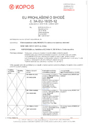 Prohlášení o shodě