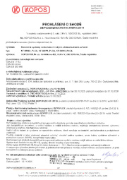 Prohlášení o shodě Prohlášení o shodě