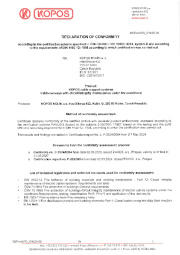 Conformity declaration DIN