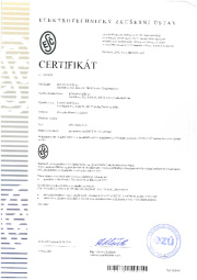 Certifikát ESČ