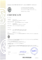 Certificate ESČ Certificate ESČ