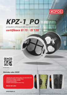 Protipožární přístrojová elektroinstalační krabice KPZ-1_PO