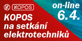 Přednáška firmy KOPOS na setkání elektrotechniků